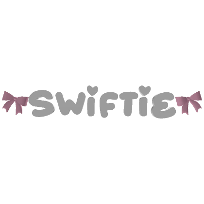 SWIFTIE text in PINK swift