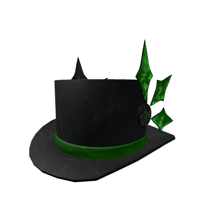 ✅Emerald Valkyrie Top Hat