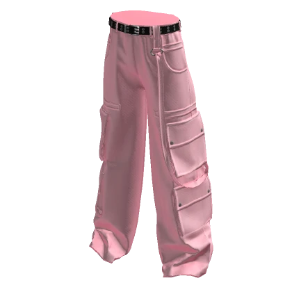 Pink Cargo Pants