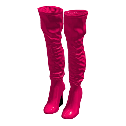 Unique Boots In Hot Pink