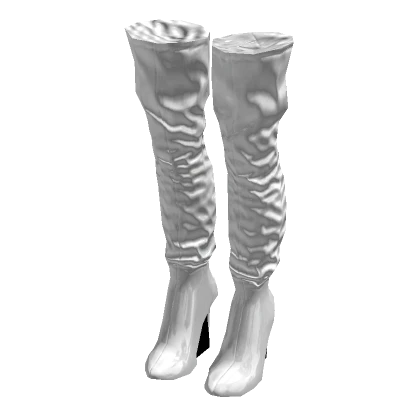 Unique Boots In Silver