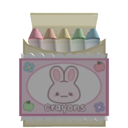 ♡ kawaii bunny crayonbox 