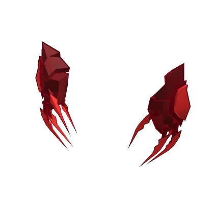 Pure Red Anime Claws