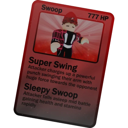 Swoops Trading Card