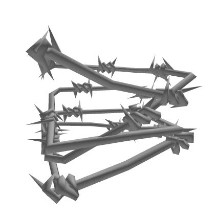 Clean Barbed Wire - Right Shoulder