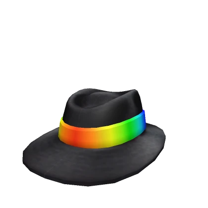 Rainbow Fun Fedora 