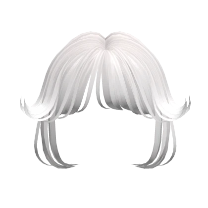 white wispy layered fairy hime bangs