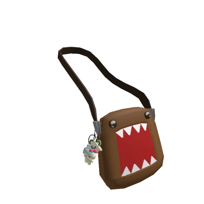 Domo Bear Bag Brown Y2k