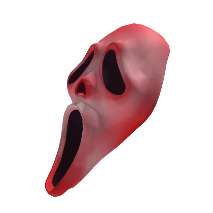 Red Scream Ghost Scream Mask [Side]