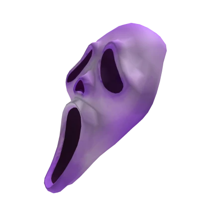 Purple Scream Ghost Scream Mask [Side]