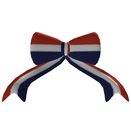 Wada Red-White-Blue Stripped Ribbon Belt