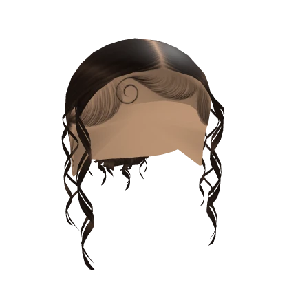 Low Wet Sleek Bun in Brown