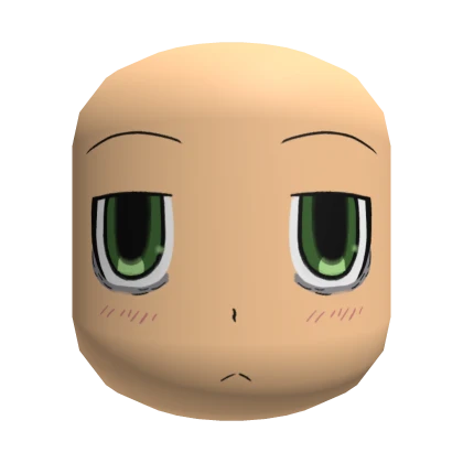 Sleepy Anime Girl Head (Tomoko)