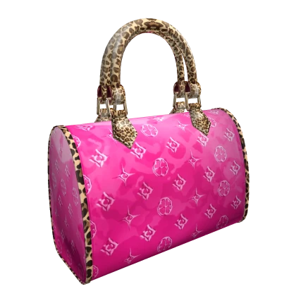 Iconic Luxury 2000s Cheetah Leopard Pink Bag