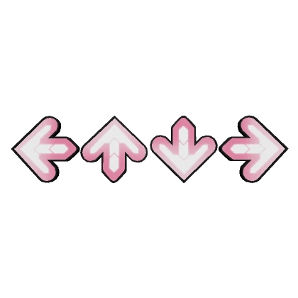 ♡ game arrows cutecore text in pink/black ♡