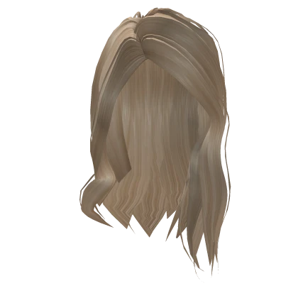 Blonde Y2K Long Popular Side Part