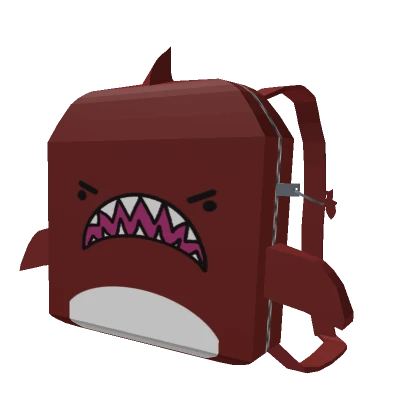 Angry shark backpack