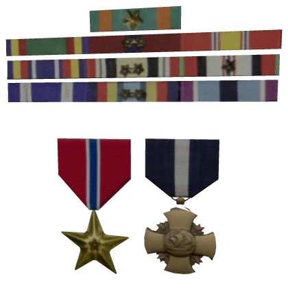 [Left] Military Medals