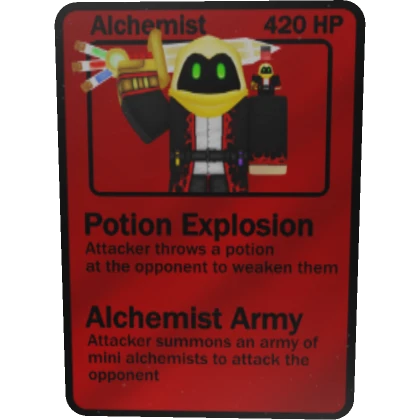 Alchemist Trading Card