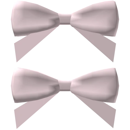 ♡ cute pink stacked double bow hair clip (right)