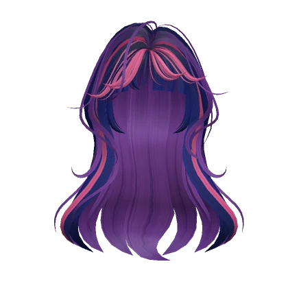 twilight galaxy wispy hime wolf cut w bangs