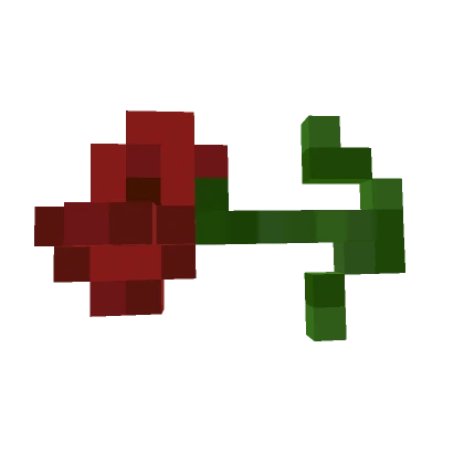 Minecraft Flower in Mouth