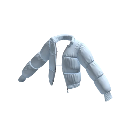 Light Blue Puffer Jacket