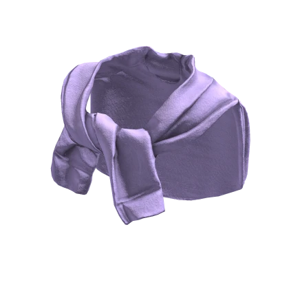 Purple Tied Sweater On Shoulder