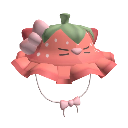 Cherub Strawberry Kitty Bucket Hat