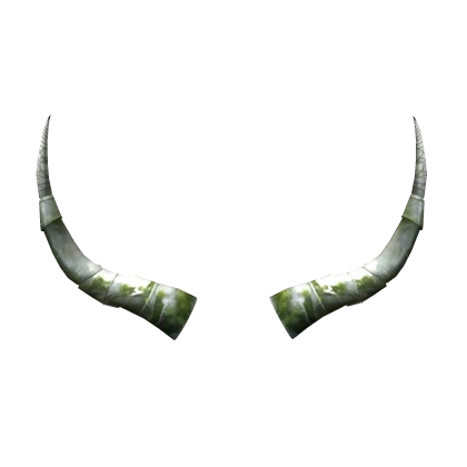 Steel Horns In Moss 