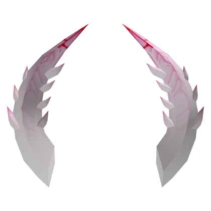 Cute White and Pinky Horns