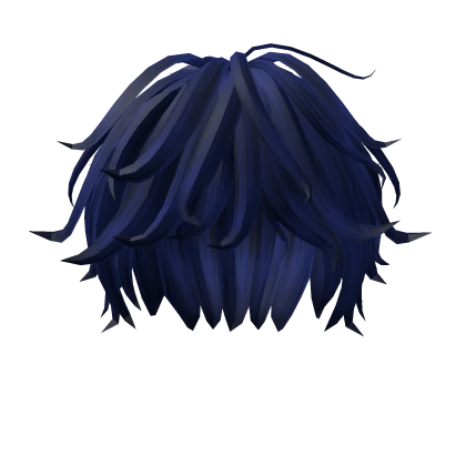 Pink Y2K Messy Emo Boy Mullet Hair