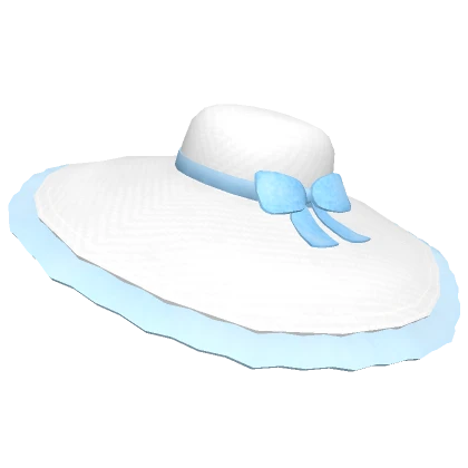 Aesthetic Blue Summer Hat