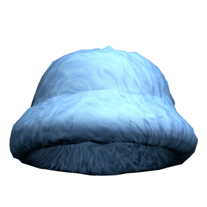 Fluffy Bucket Hat In Blue