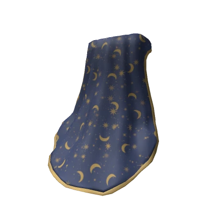 Starry blue wizard cape