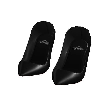 ☆ Black Runway Pointy Heels (It-girl ver..)