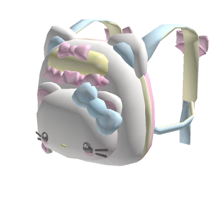 Cutesy Pastel Kitty Backpack 3.0