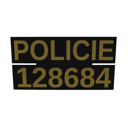 Czech Police JMP Vest Patches