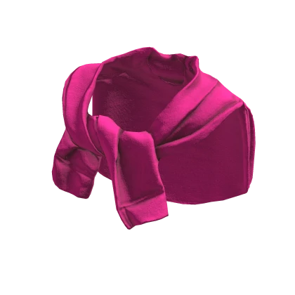 Pink Tied Sweater On Shoulder