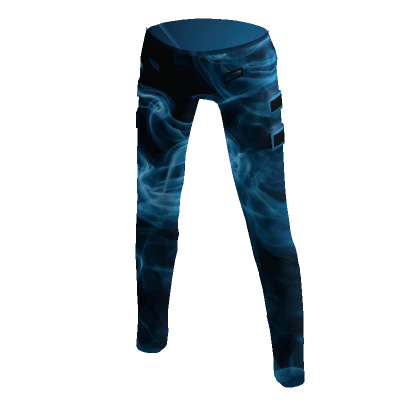 Blue Swirling Pants