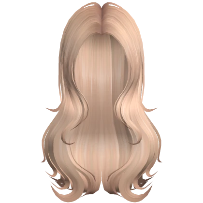 Blonde Swirly Messy Butterfly Long Hair