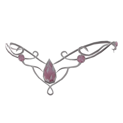 Pink Gem Crown Tiara