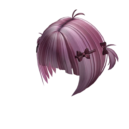 Two-Tone Ribbon Twin Tails