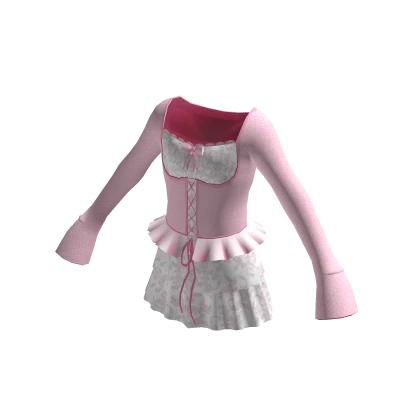 Cute Pink Dress [_rover_]
