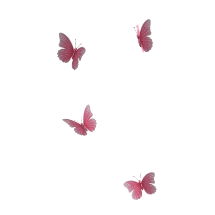 Flittering Butterflies Aura Lower - Pink