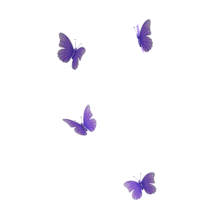 Flittering Butterflies Aura Lower - Purple