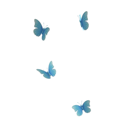 Flittering Butterflies Aura Lower - Teal