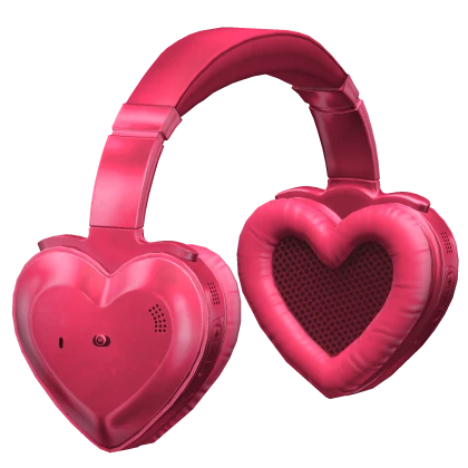 Heartphones Hot Pink