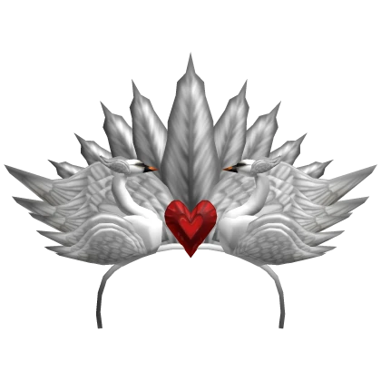 Swan Heart Headpiece