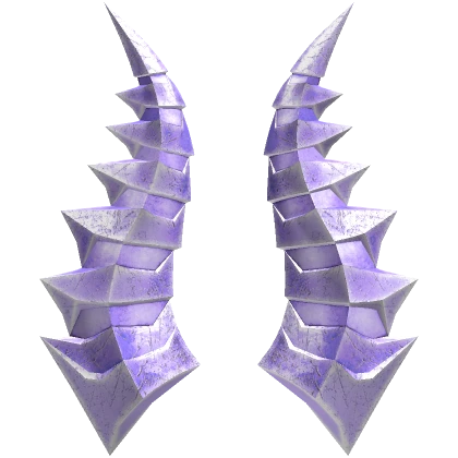 Light Lavender Spine Horns